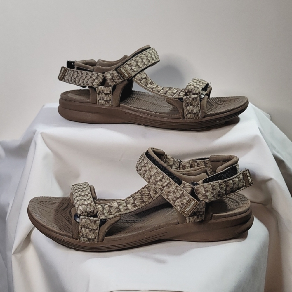 Grition Hiking Sandals, Sand, Women's size 38 (US 7)